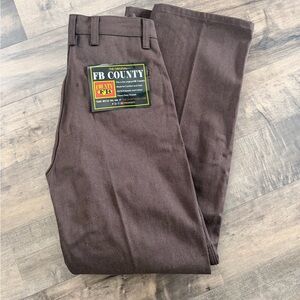FB County Mocha Brown  Pants Size 32 "The Real OG Sh*t"